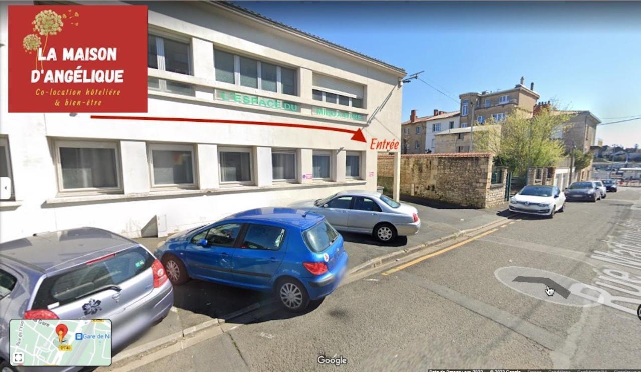 La Maison D'Angelique - Colocation Hoteliere A 150M Gare Tgv- Grande Cuisine Equipee & Salon - Fibre - Netflix Niort Zewnętrze zdjęcie